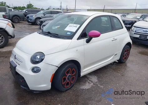 2017 Fiat 500E Battery Electric из США, поврежденный, VIN 3C3CFFGE9HT544578